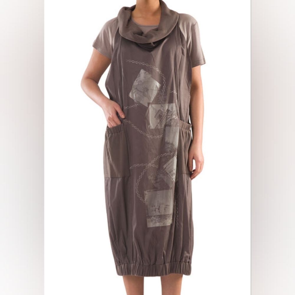 La Moutte Women's Maxi Dress size 14 Brown